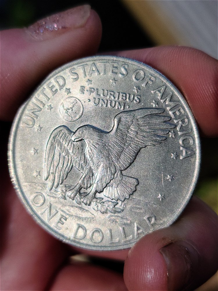 1971-D-Eisenhower-Dollar-Coin-DDR-Or-Nice-M/D?
