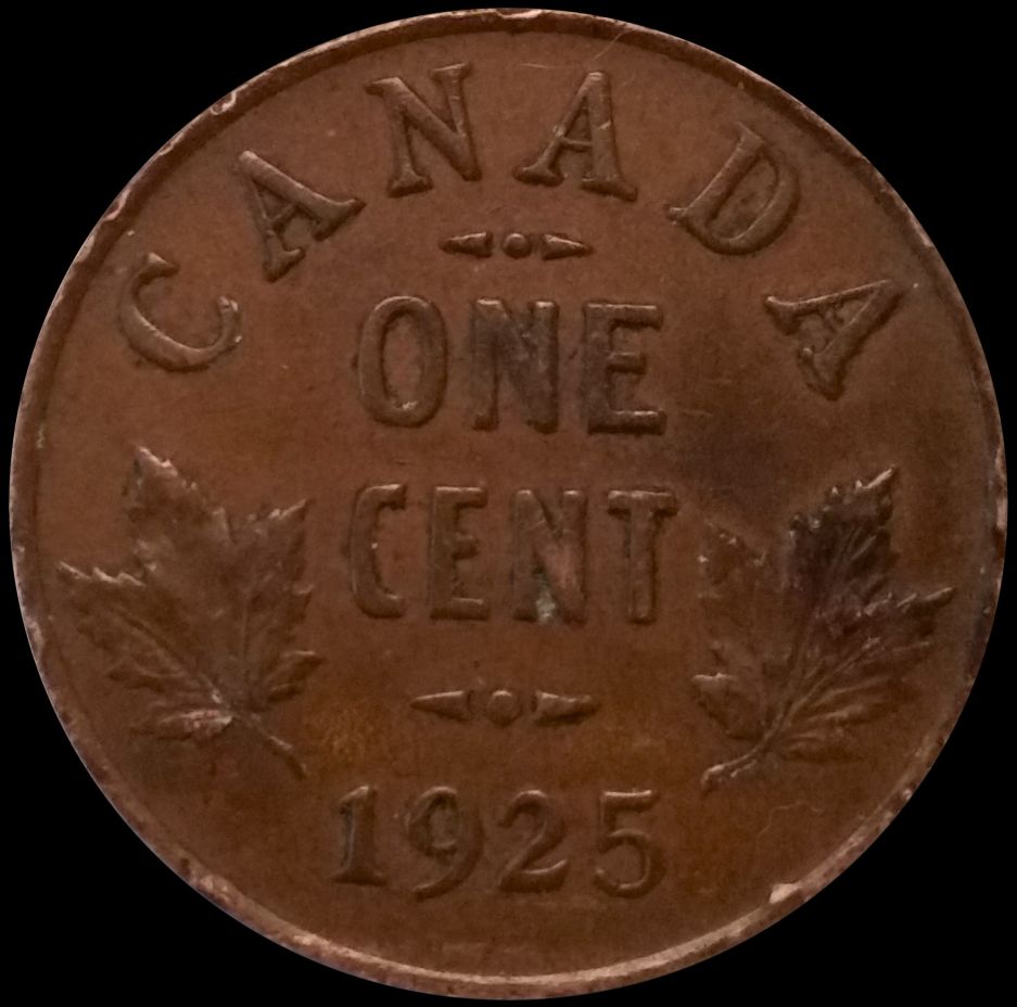 Key-Date-1925-Canadian-Cent---Found-CRH-In-The-Usa--Grades?