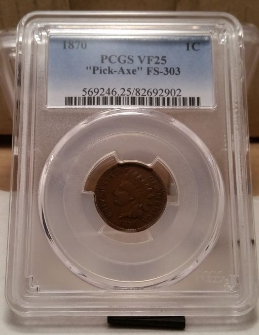 1870-Pick-Axe-Indian-Head-Cent-**-PCGS-Results-Added-**