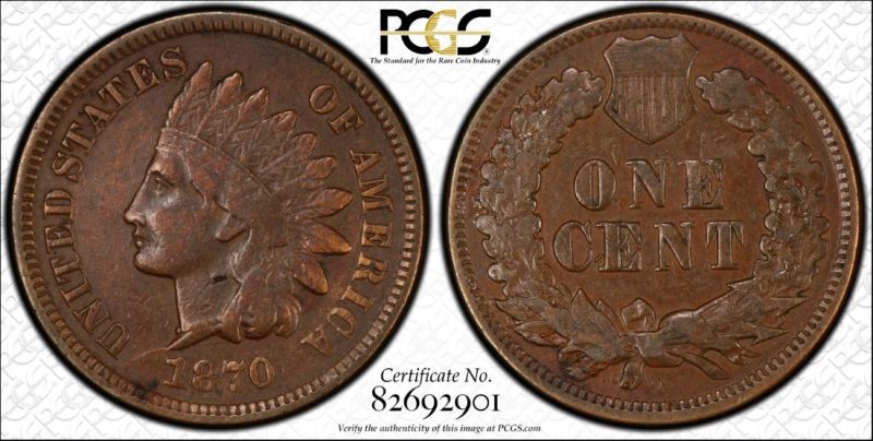 1870-Indian-Head-Cent-DDO-And-DDR-**-PCGS-Results-Added-**