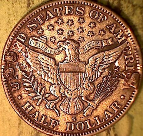 1915-S-Bbh-Barber-Half-,-Nice-Circulated