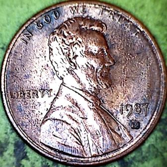 1987-Lincoln-Memorial-Cent-'Dd'