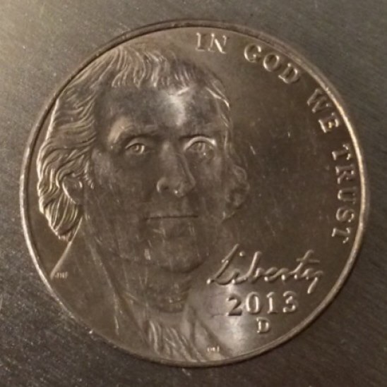 2013-D-Nickel-Looks-Gold!