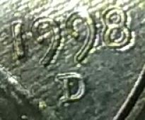 1998-Denver-Penny-With-Doubled-Punched-Mintmmark-And-Some-On-Date