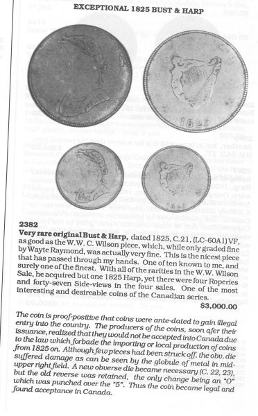 1825-Bust-&-Harp-Token-...-Some-Questions