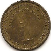 W.w.-Wilbur-Token-Cent---Slave-Auctioneer