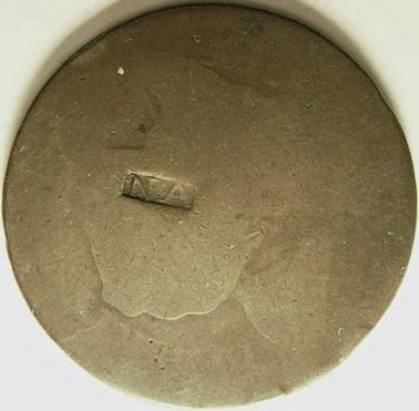 A-Pair-Of-Counterstamped-Coppers---Early-Boston-Silversmith