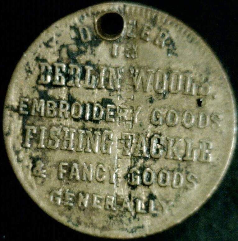 Civil-War-Token-Oswego,-NY-Fish-And-Tackle....-And-Wait-For-It-Rare-Coin!