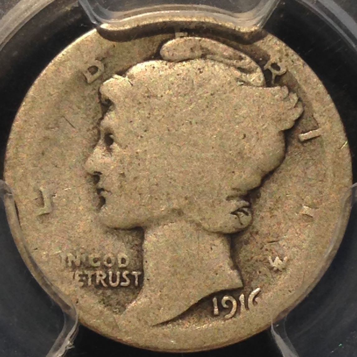A-1916-D-Mercury,-PCGS-Fr-2,-Sells-For-Over-$400-...-A-Beaned-Lowball