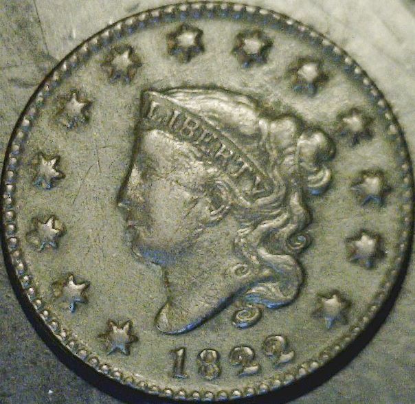1822-Large-Cent---Newcomb-Variety-Help-Sought