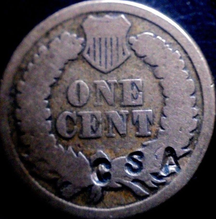 C-S-A.---Counterstamp-On-An-1853-Dime-....-Imho,-Spurious-At-Best!