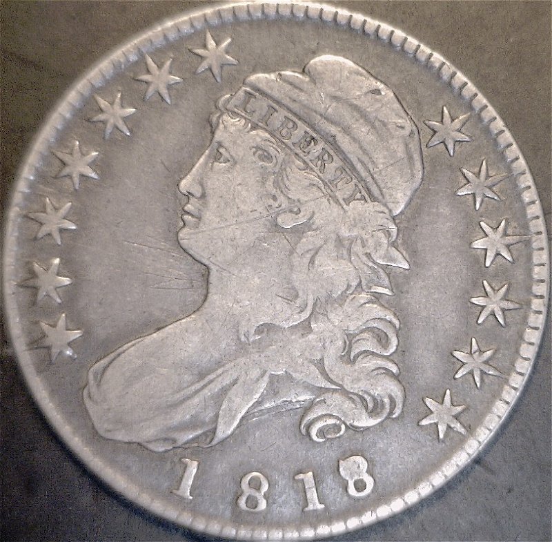 1818/7-Bust-Half---O-102-?
