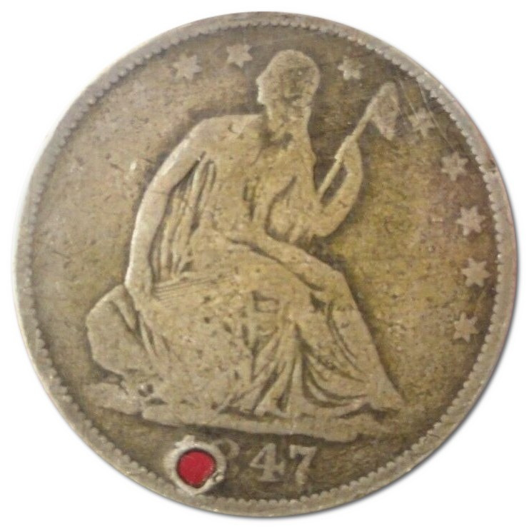 Fake-Confederate-ID-On-An-1847-O-Seated-Half