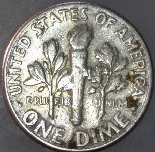 1974-D-Roosevelt-Dime:-Is-This-A-Greaser-Or?---Reverse-Epu
