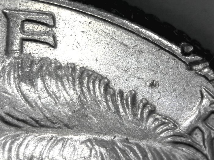 1992-D-Kennedy-Half:-What-May-Have-Cause-This-Damage?-/Doubled-On-Obverse?