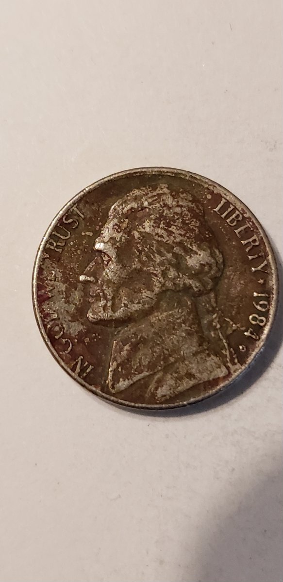 1967-Dime-And-1984-D-Jefferson,-Metal-Detector-Find-Or-Clad-Issue.