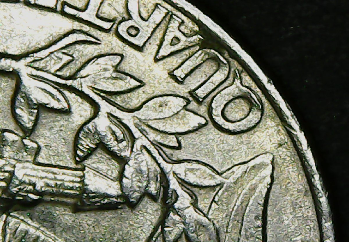 1990-P-Quarter-Doubling-,-Possible-Struck-Over-1970-D