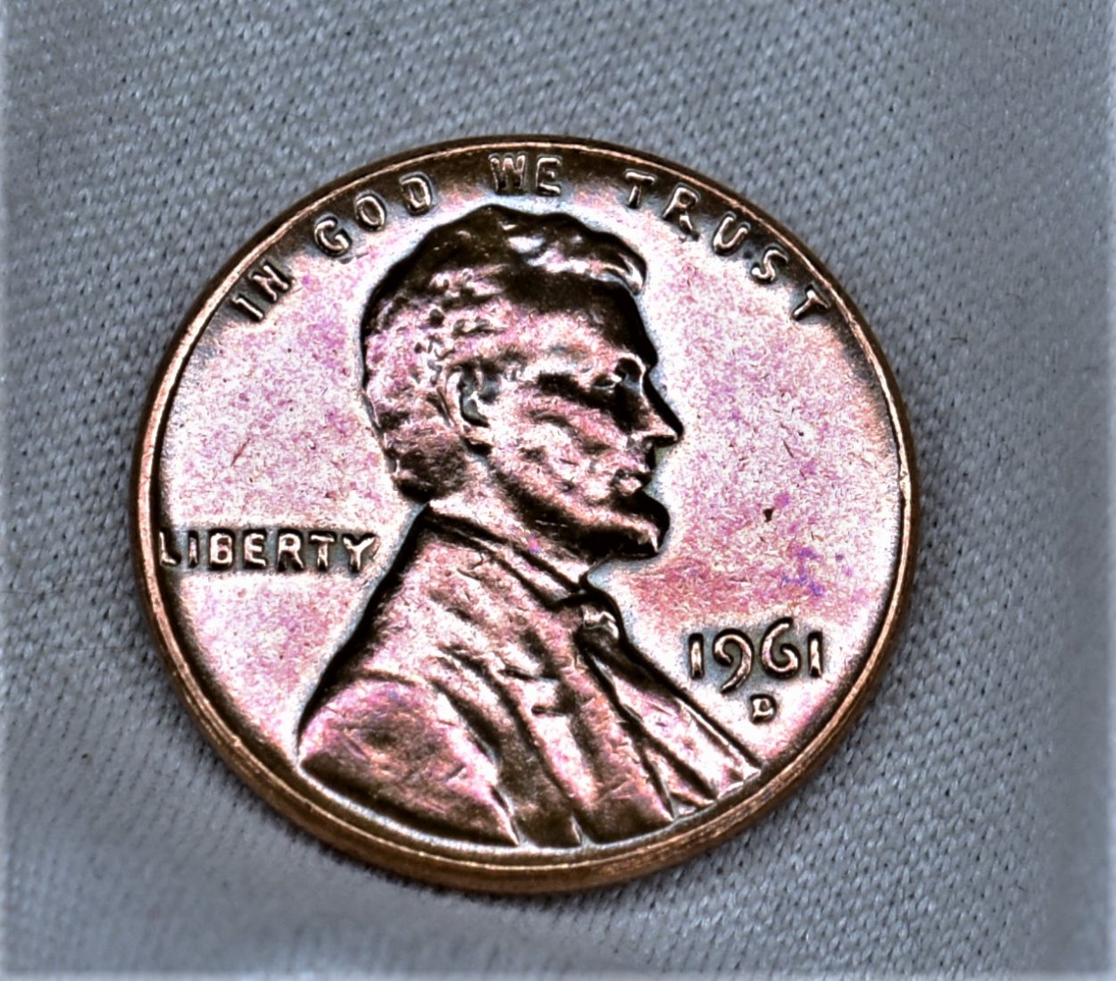 1961-D-Blue-Purple-Toned-LMC-Up-For-Grading