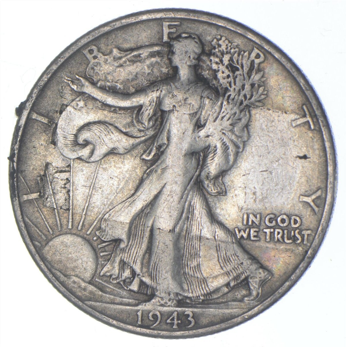 Just-Picked-ThisExcited-On-Ebay-1943-S-Walking-Lib-Struck-Through