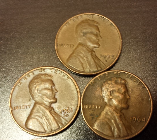 Nine-Pennies-Found-In-Sister's-Old-Piggie-Bank,-In-Attic