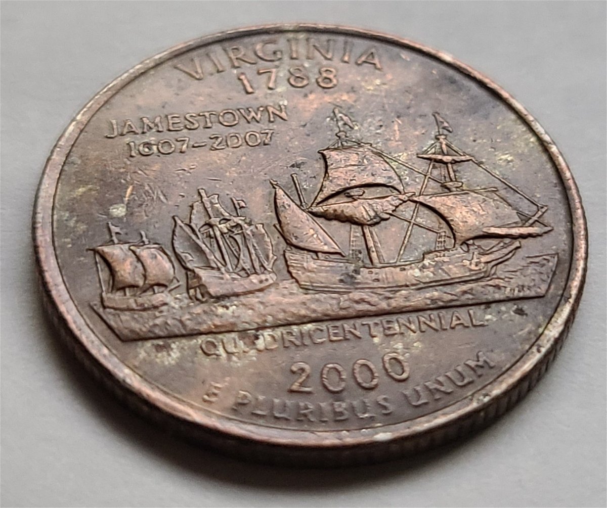 2000-Virginia-Quarter,-Is-This-A-Clad-Error-On-Both-Sides?