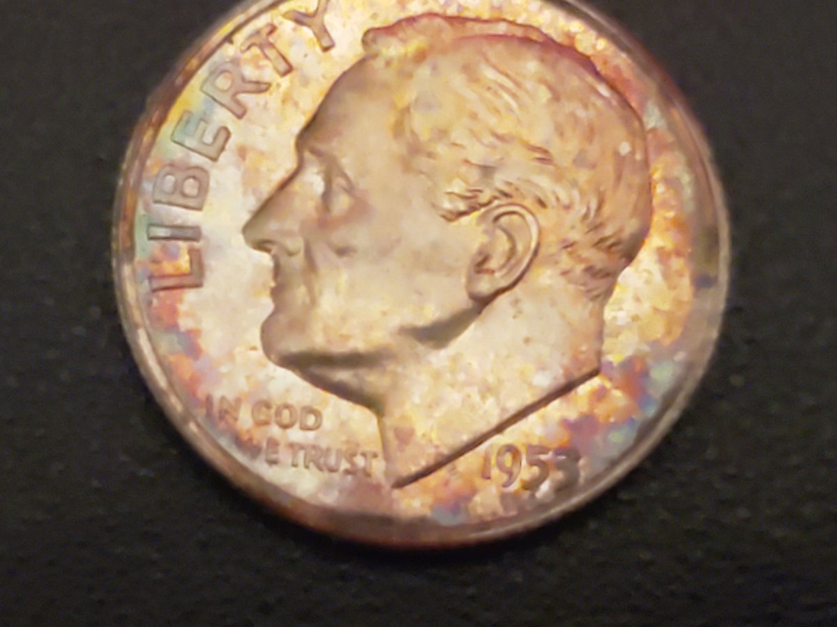 1953-Roosevelt-Beautiful-Toning.-Might-Have-Full-Torch-Lines?