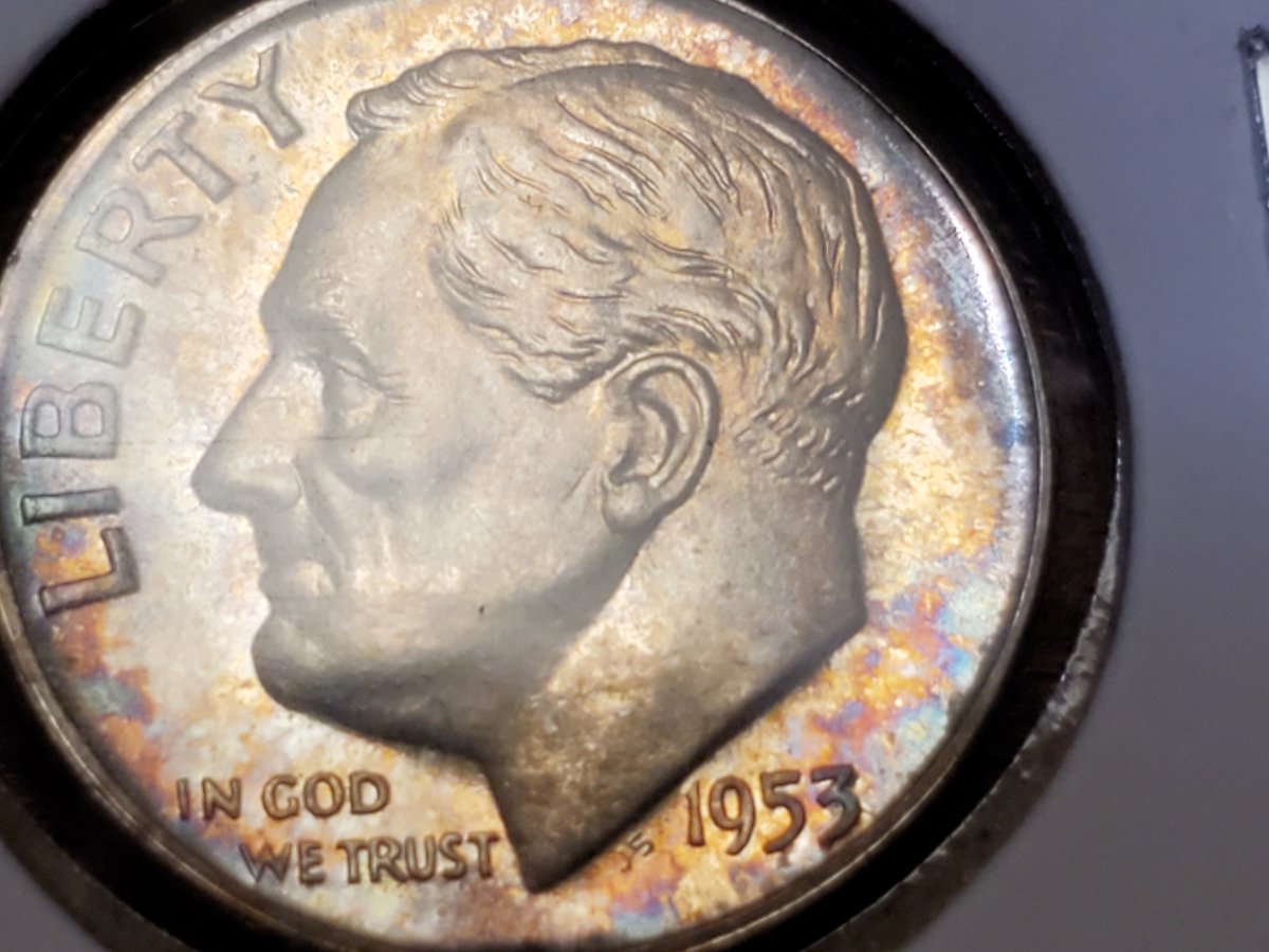 1953-Roosevelt-Beautiful-Toning.-Might-Have-Full-Torch-Lines?