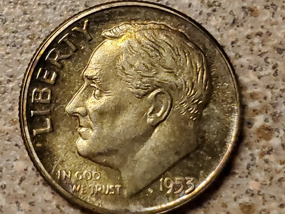 1953-Roosevelt-Beautiful-Toning.-Might-Have-Full-Torch-Lines?