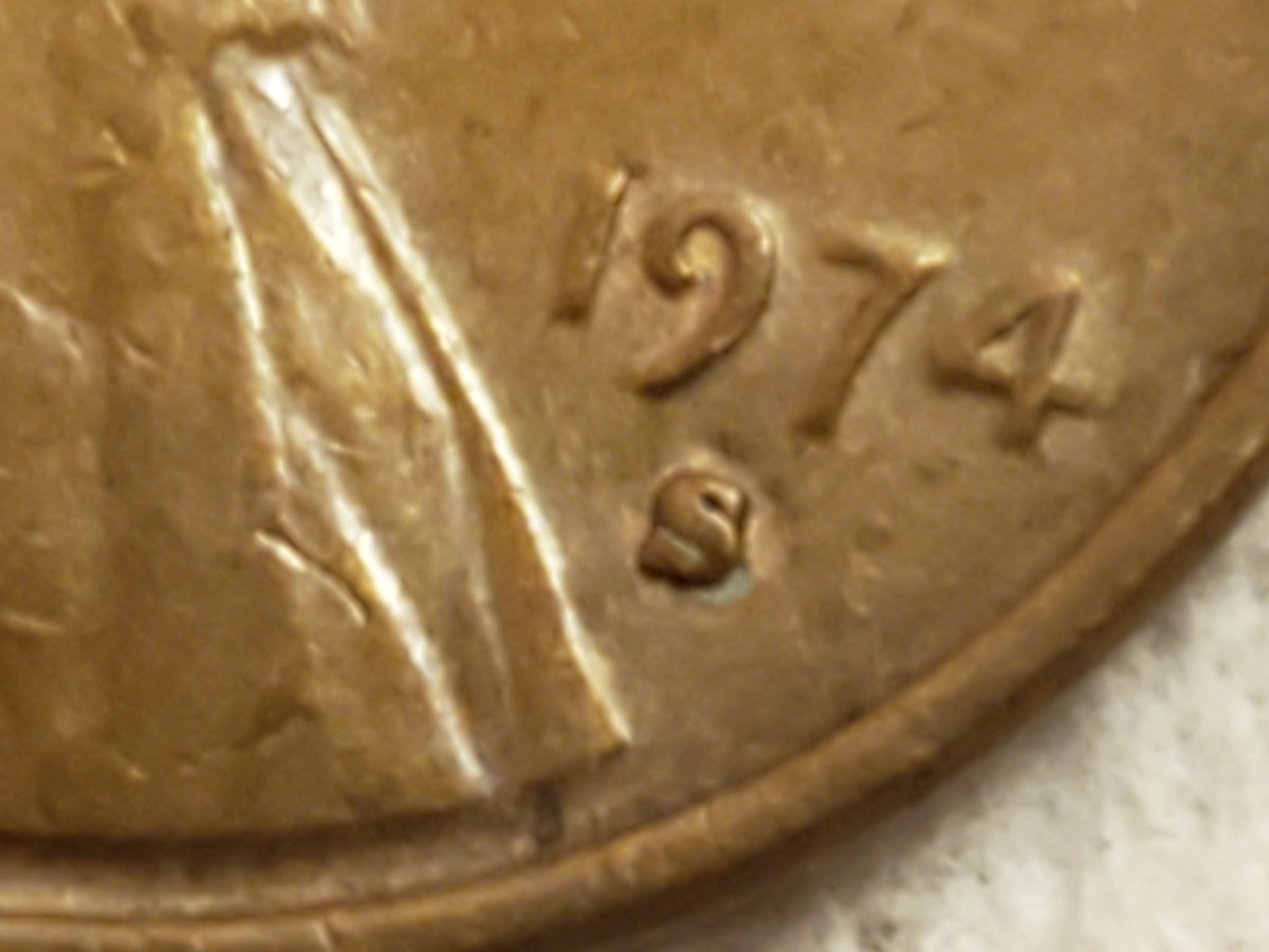 1974-S-Lincoln-Penny.-Filled-S?-RPM?-Funky-S?