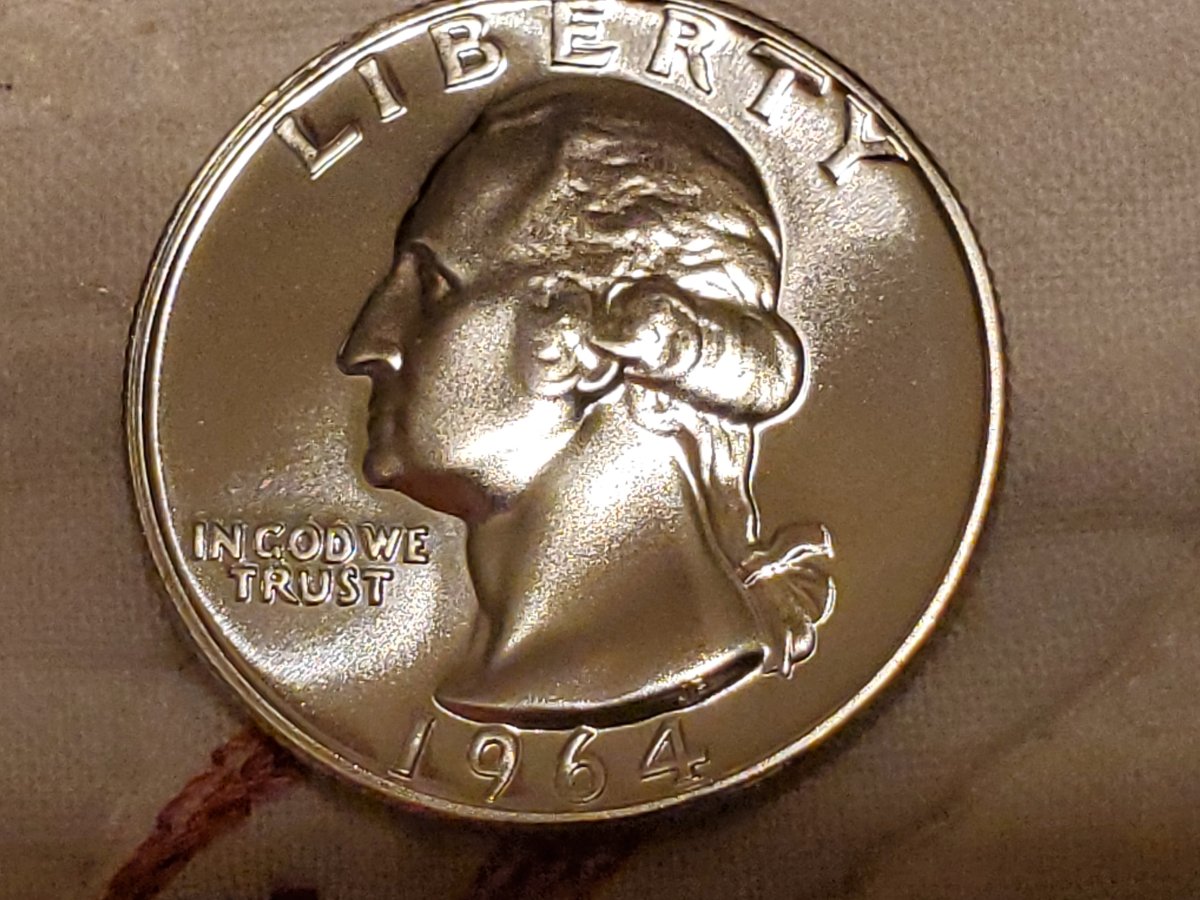 1964-P-Quarter.-Curious-Of-Grade-And-Value