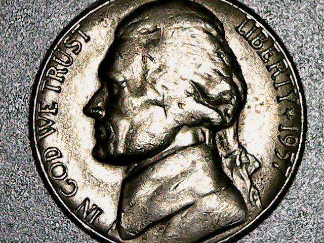1957-Jefferson-Nickel,-Something-Missing.