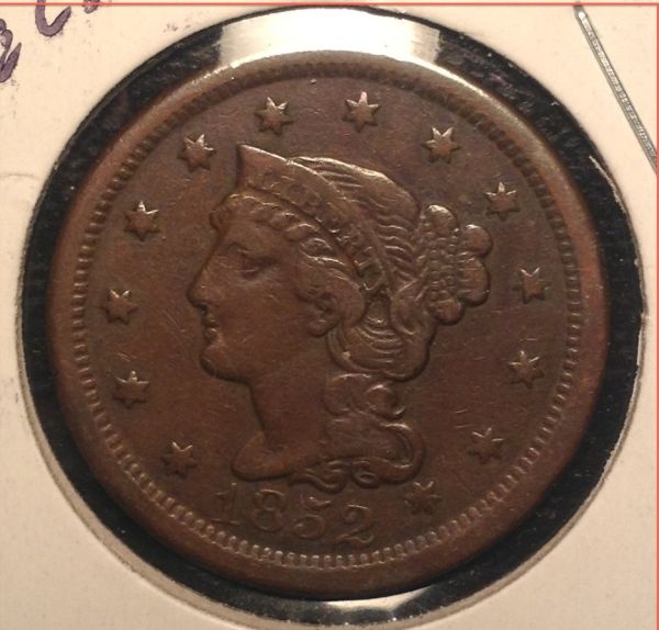 Coin-Show-Find:-1852-Large-Cent