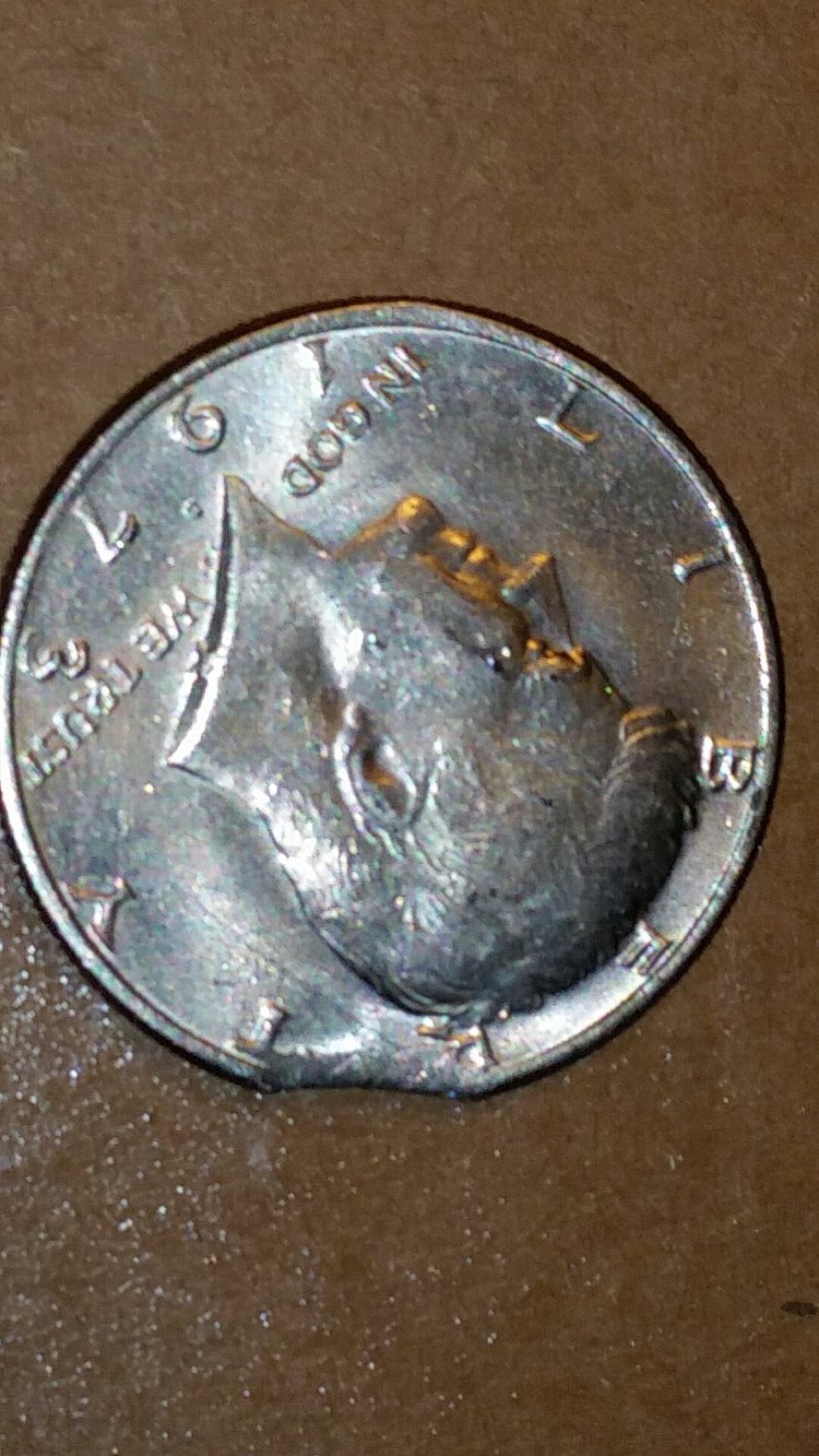 Kennedy-Half-With-A-Possible-Faulty-Planchet?-Missing-A-Rounded-Chunk