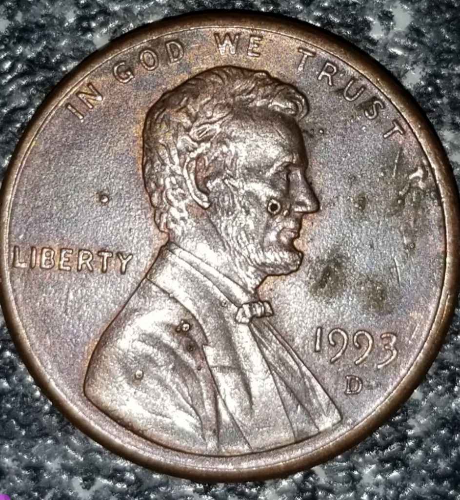 1993-D-LMC---Hole-In-Lincoln's-Cheek
