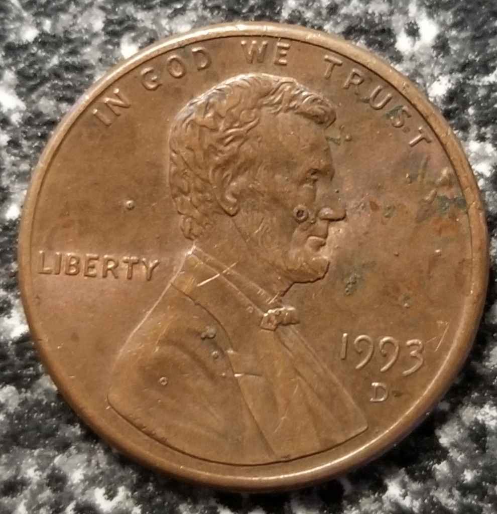 1993-D-LMC---Hole-In-Lincoln's-Cheek