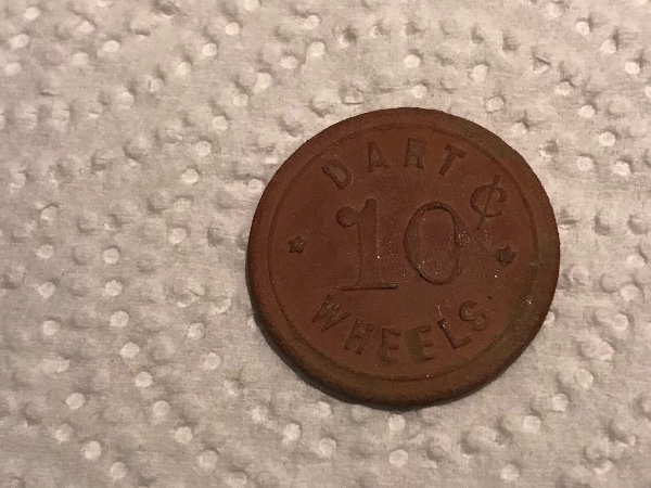 Dart-Wheels-10-Cent-Trade-Token?-Found-Detecting-In-Portland-Oregon