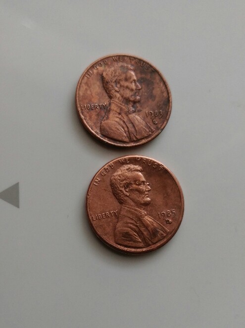 Help!-Doubling-On-1983-&1985-Pennies?