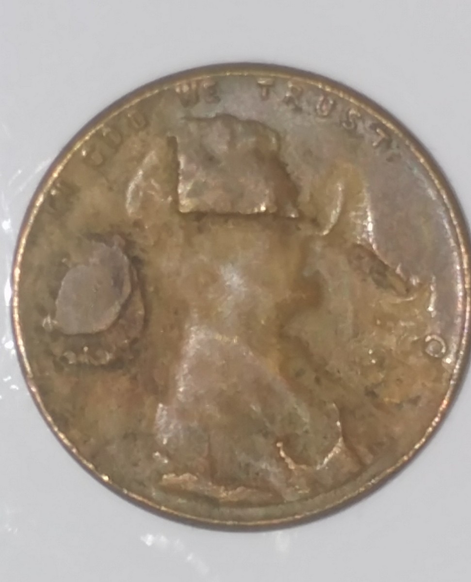 Weird-Layers-1960-Copper-Penny-Cent