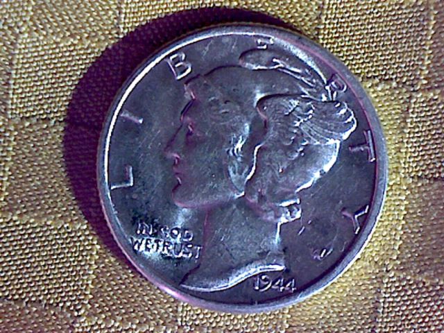 1944-Mercury-Dime-With-An-Odd-Pair-Of-44-S