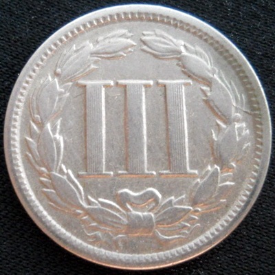 1865--'3'-Cent-Nickel