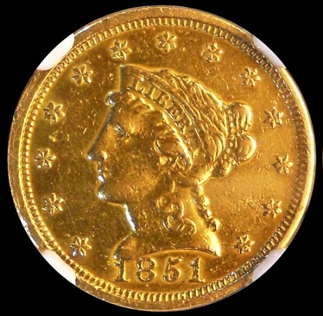 An-Exercise-In-Gold---1851-$2.50-Quarter-Eagle