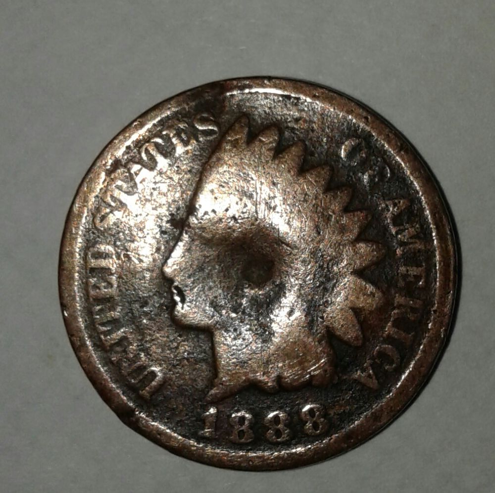 Possible-1888/7-Indian-Head-Overdate