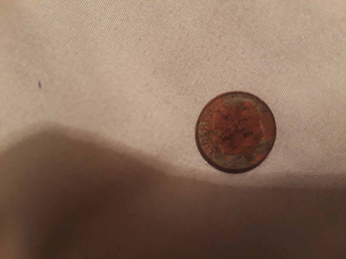 Roosevelt-Dime-Rusted?