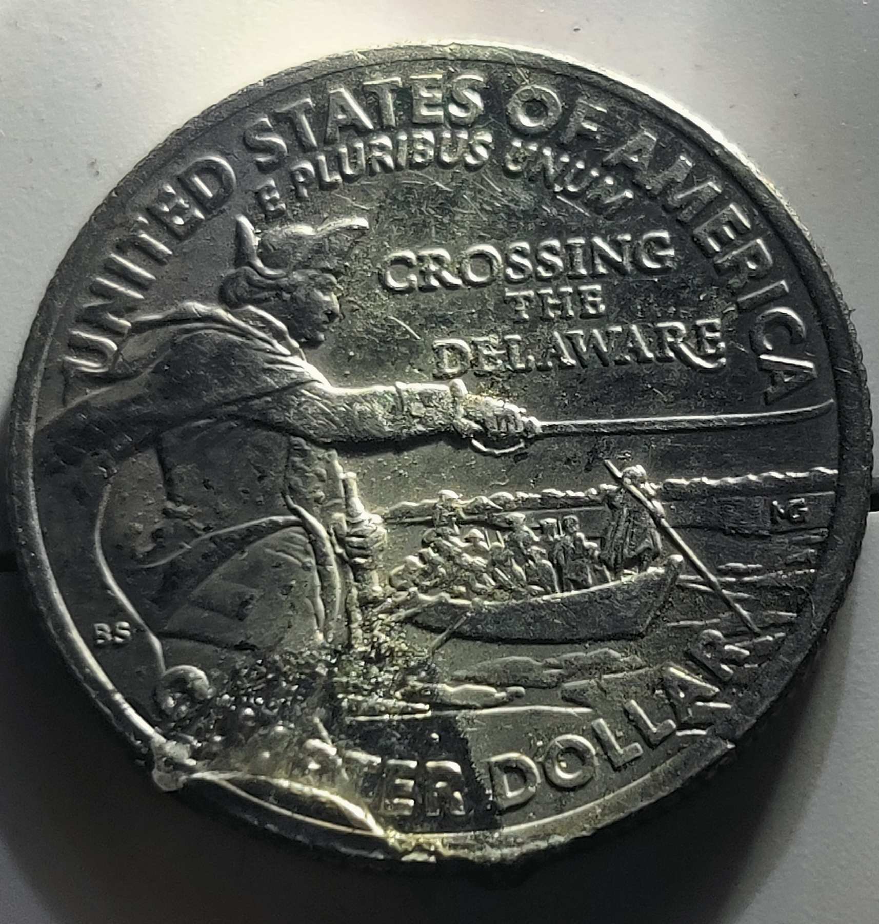 2021-Washington-Crossing-The-Delaware-Quarter--Glue-Cud?