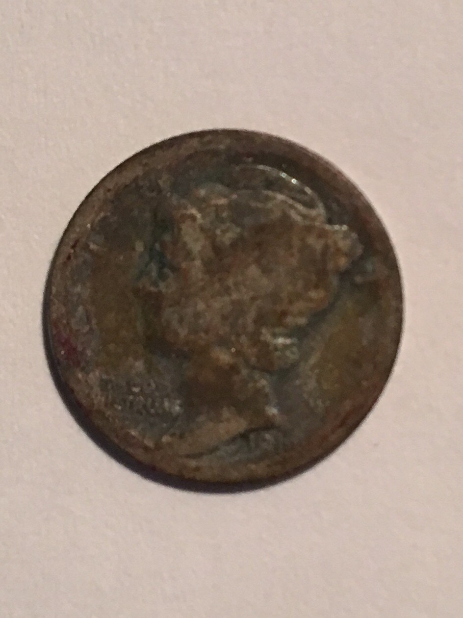1916-Mercury-Dime-�p�-Stamped-On-Reverse