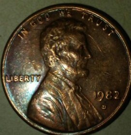 1982-Pennys-3-D-And-1-With-No-Mint-Mark-Possible-DDO-And-Small-Date
