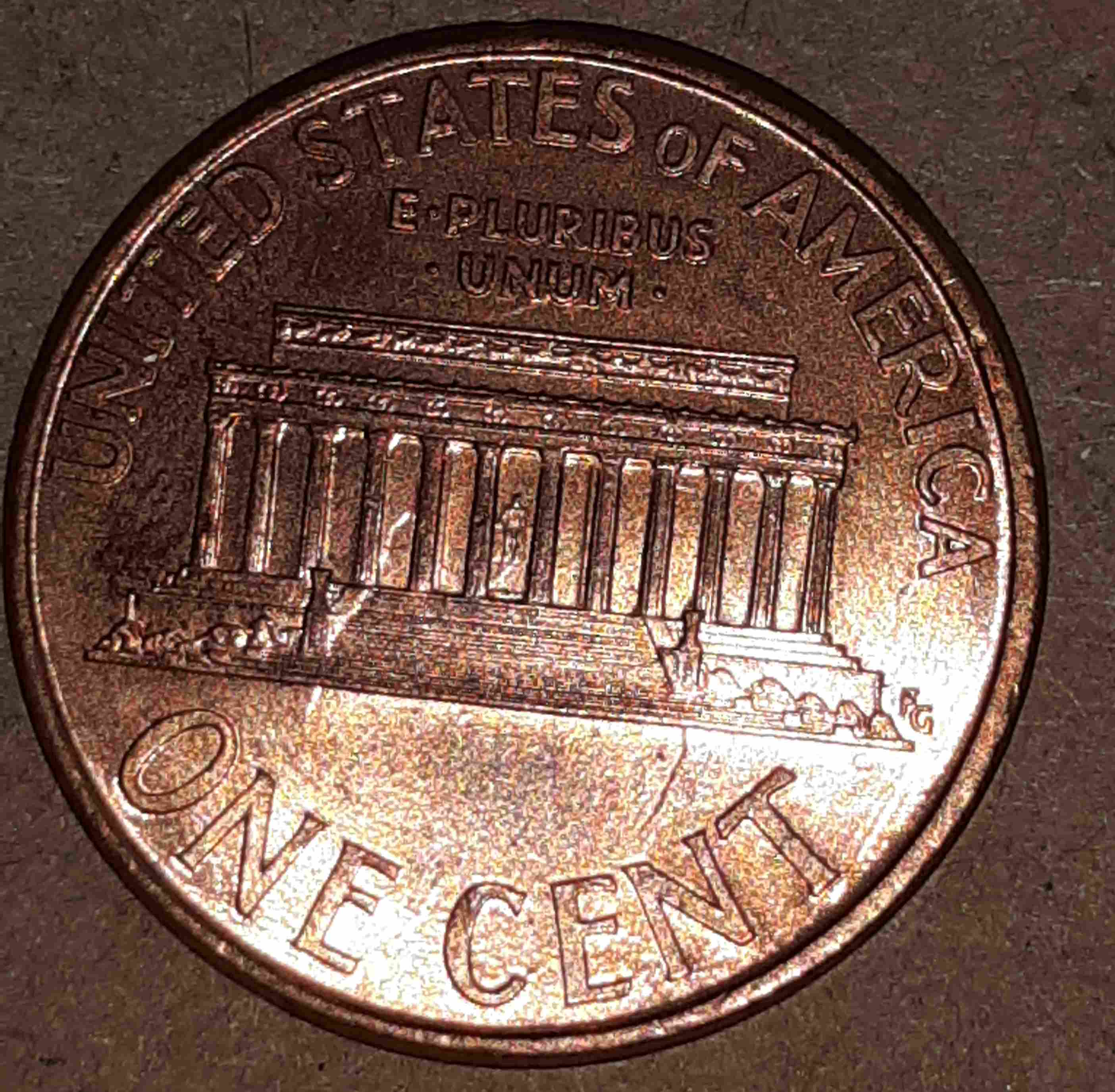 1999-Lincoln-Memorial-Strike-Through-And-Die-Crack