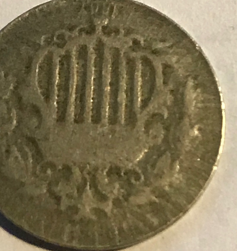 1867-Shield-Nickel-On-Different-Planchet-?