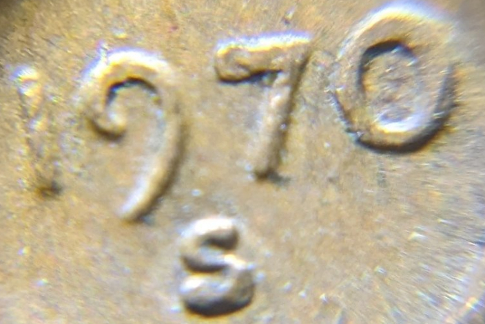 1970-S-Lincoln-Memorial-Cent-Small-Date-/-Flying-7?