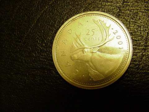 Canadian-2001-Silver-25-Cent?from-Proof-Set?